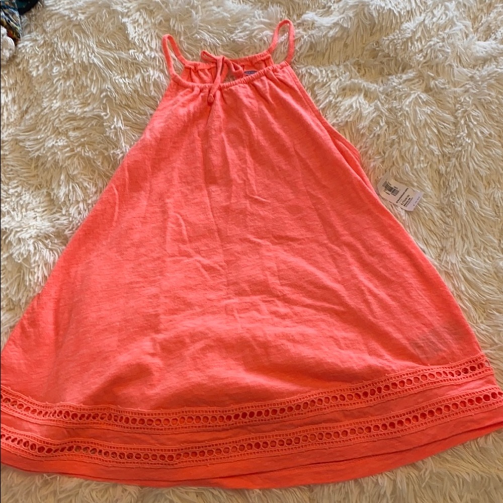 High neck tank top